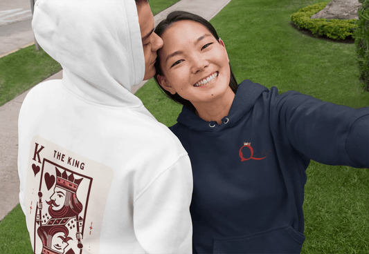 Love Reigns Supreme: Embrace the Royalty of Your Relationship with King and Queen Hoodies this Valentine's Day - NOVINC