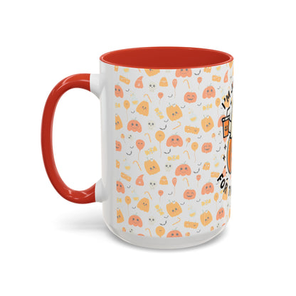 Just here for the BOOS Accent Coffee Mug (11, 15oz) Printify