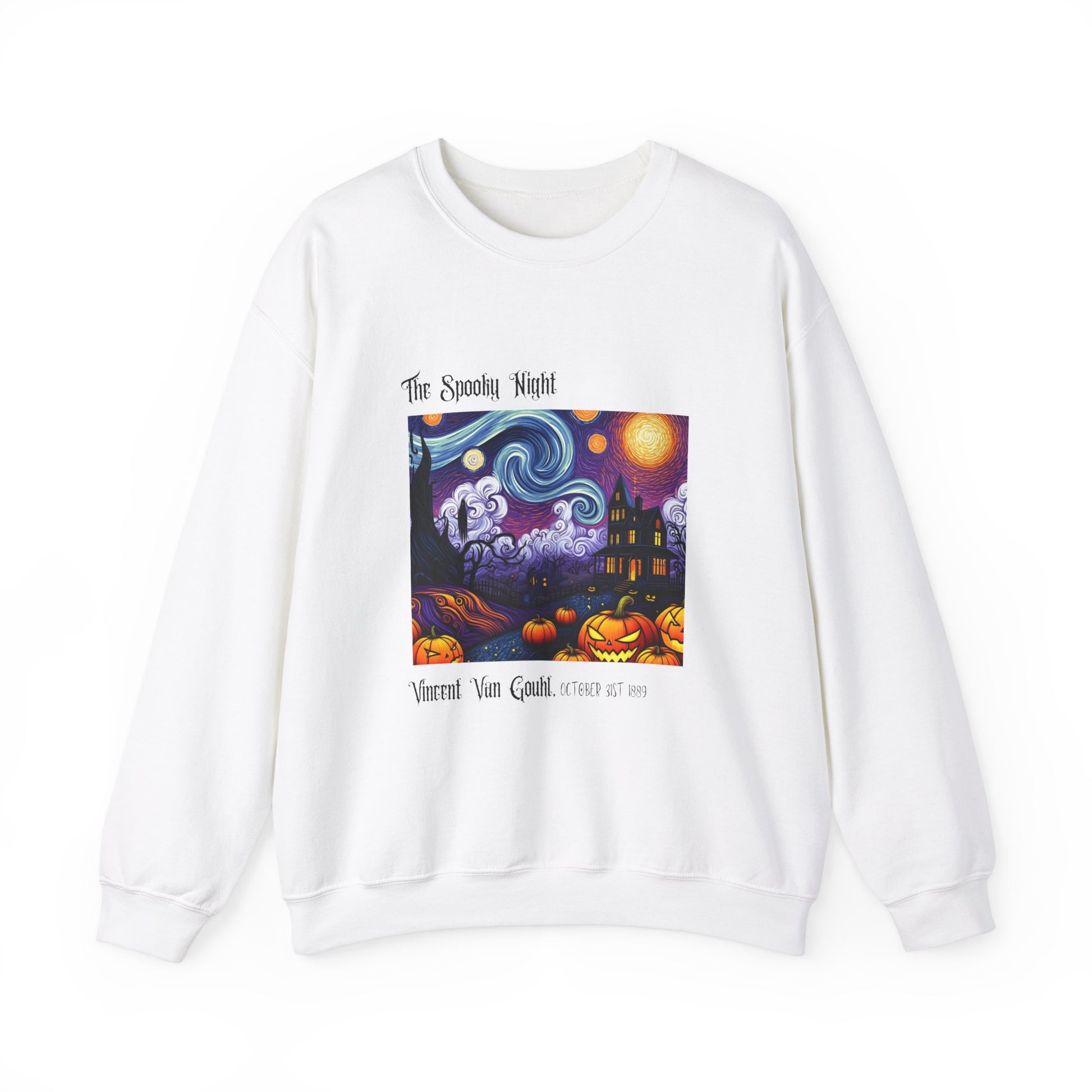 The Spooky Night of Vincent Van Gouhl - Unisex Heavy Blend™ Crewneck Sweatshirt Printify