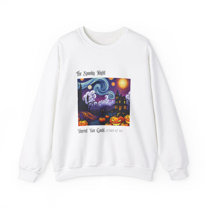 The Spooky Night of Vincent Van Gouhl - Unisex Heavy Blend™ Crewneck Sweatshirt Printify