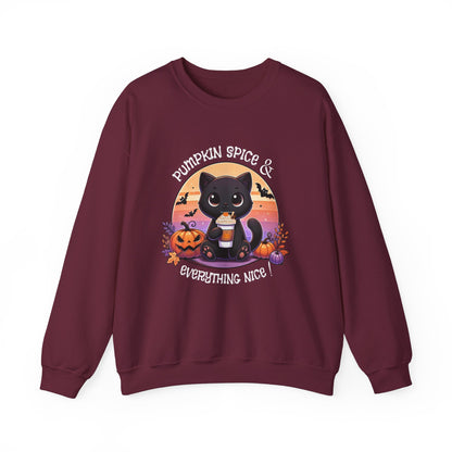 Pumpkin Spice & Everything nice - Unisex Heavy Blend™ Crewneck Sweatshirt Printify