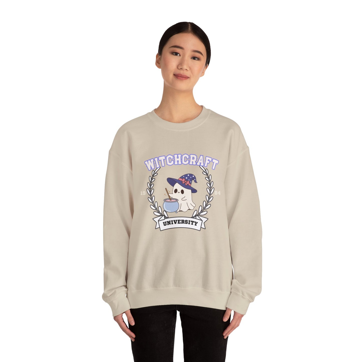 Witchcraft University - Unisex Heavy Blend™ Crewneck Sweatshirt for Halloween Printify