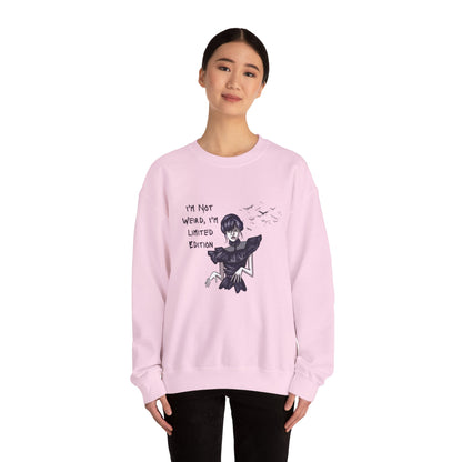 Wednesday Sweatshirt for Halloween - Unisex Heavy Blend™ Crewneck Sweatshirt Printify