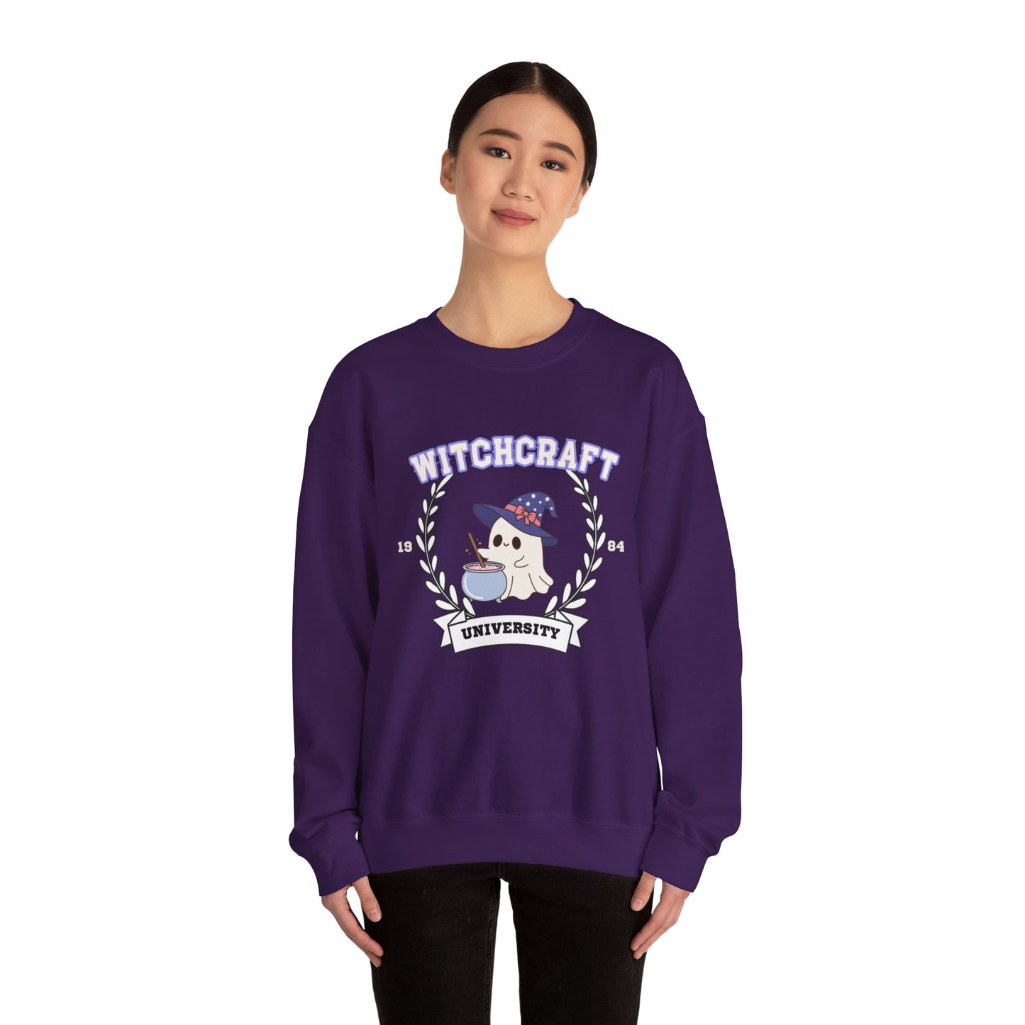 Witchcraft University - Unisex Heavy Blend™ Crewneck Sweatshirt for Halloween Printify