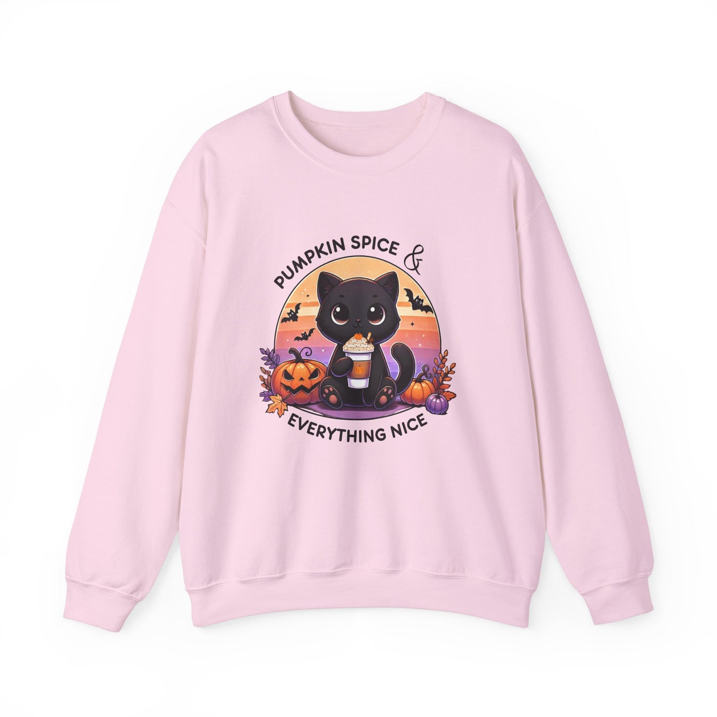 Pumpkin Spice & Everything nice - Unisex Heavy Blend™ Crewneck Sweatshirt Printify