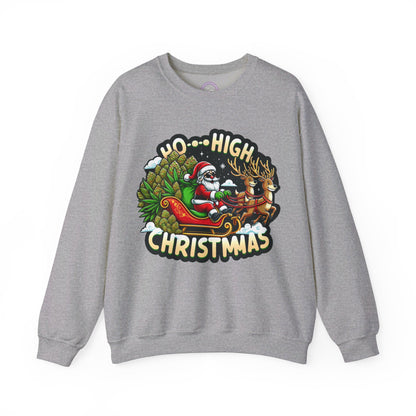 Ho High Christmas Unisex Heavy Blend™ Crewneck Sweatshirt Printify