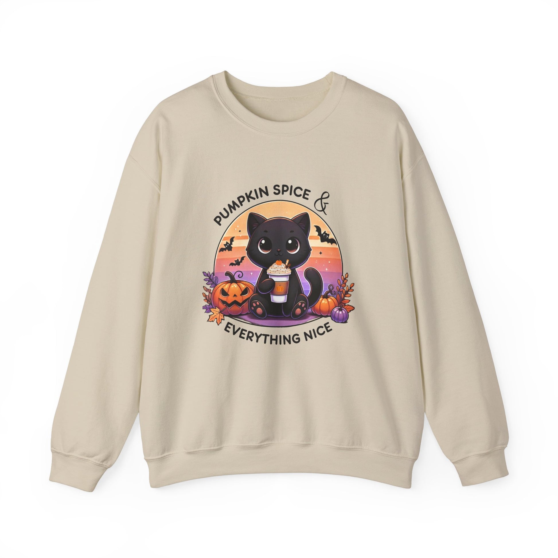 Pumpkin Spice & Everything nice - Unisex Heavy Blend™ Crewneck Sweatshirt Printify