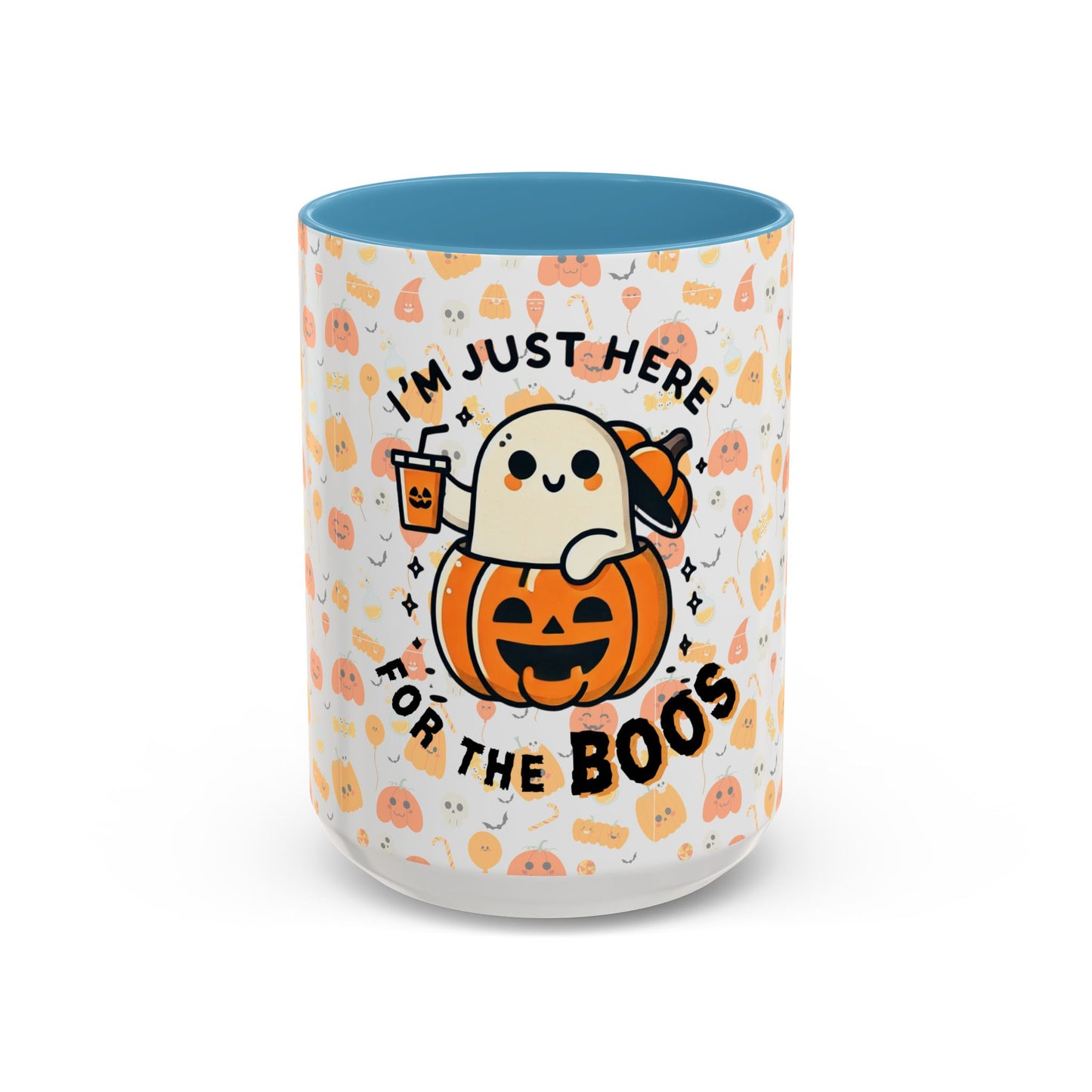 Just here for the BOOS Accent Coffee Mug (11, 15oz) Printify