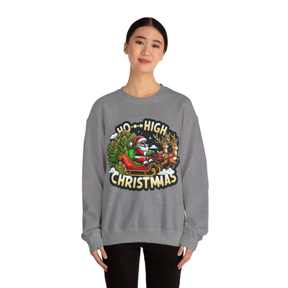 Ho High Christmas Unisex Heavy Blend™ Crewneck Sweatshirt Printify