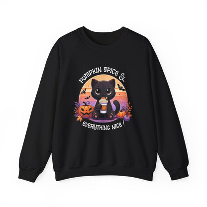 Pumpkin Spice & Everything nice - Unisex Heavy Blend™ Crewneck Sweatshirt Printify