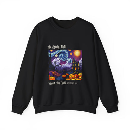 The Spooky Night of Vincent Van Gouhl - Unisex Heavy Blend™ Crewneck Sweatshirt Printify