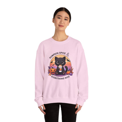 Pumpkin Spice & Everything nice - Unisex Heavy Blend™ Crewneck Sweatshirt Printify