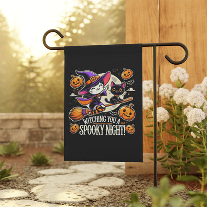 Witching you a spooky night - Garden & House Banner Printify