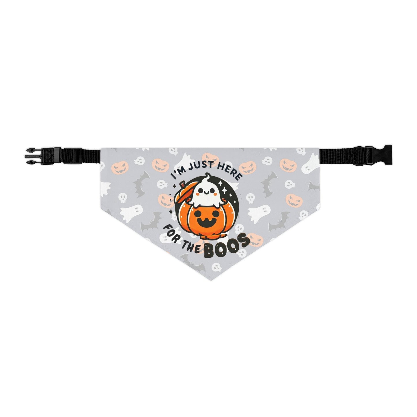 Just here for the BOOS - Pet Bandana Collar Printify