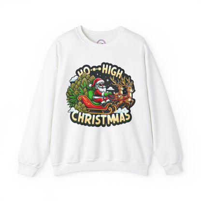 Ho High Christmas Unisex Heavy Blend™ Crewneck Sweatshirt Printify