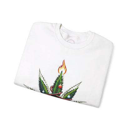 Light up the tree Unisex Heavy Blend™ Crewneck Sweatshirt Printify