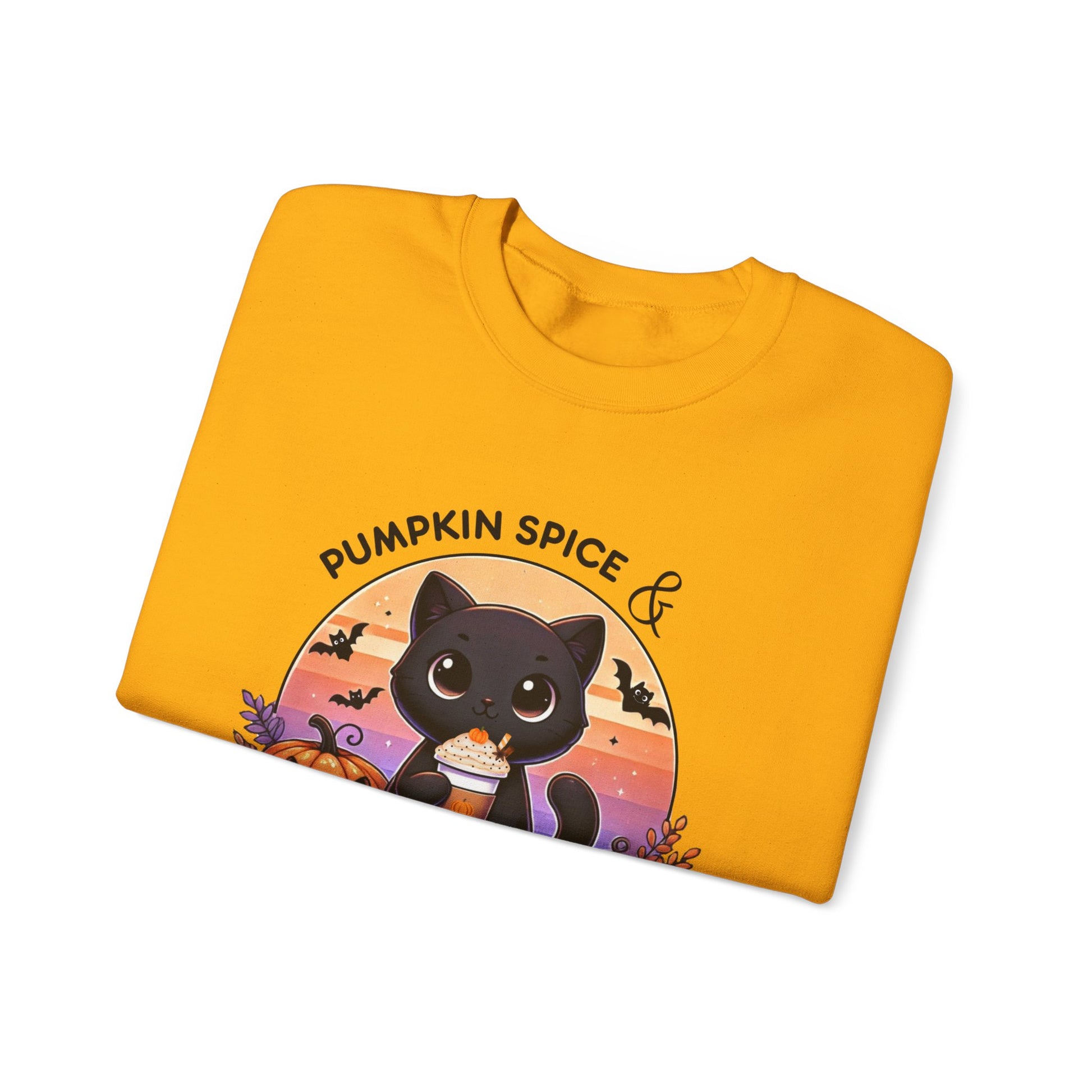 Pumpkin Spice & Everything nice - Unisex Heavy Blend™ Crewneck Sweatshirt Printify