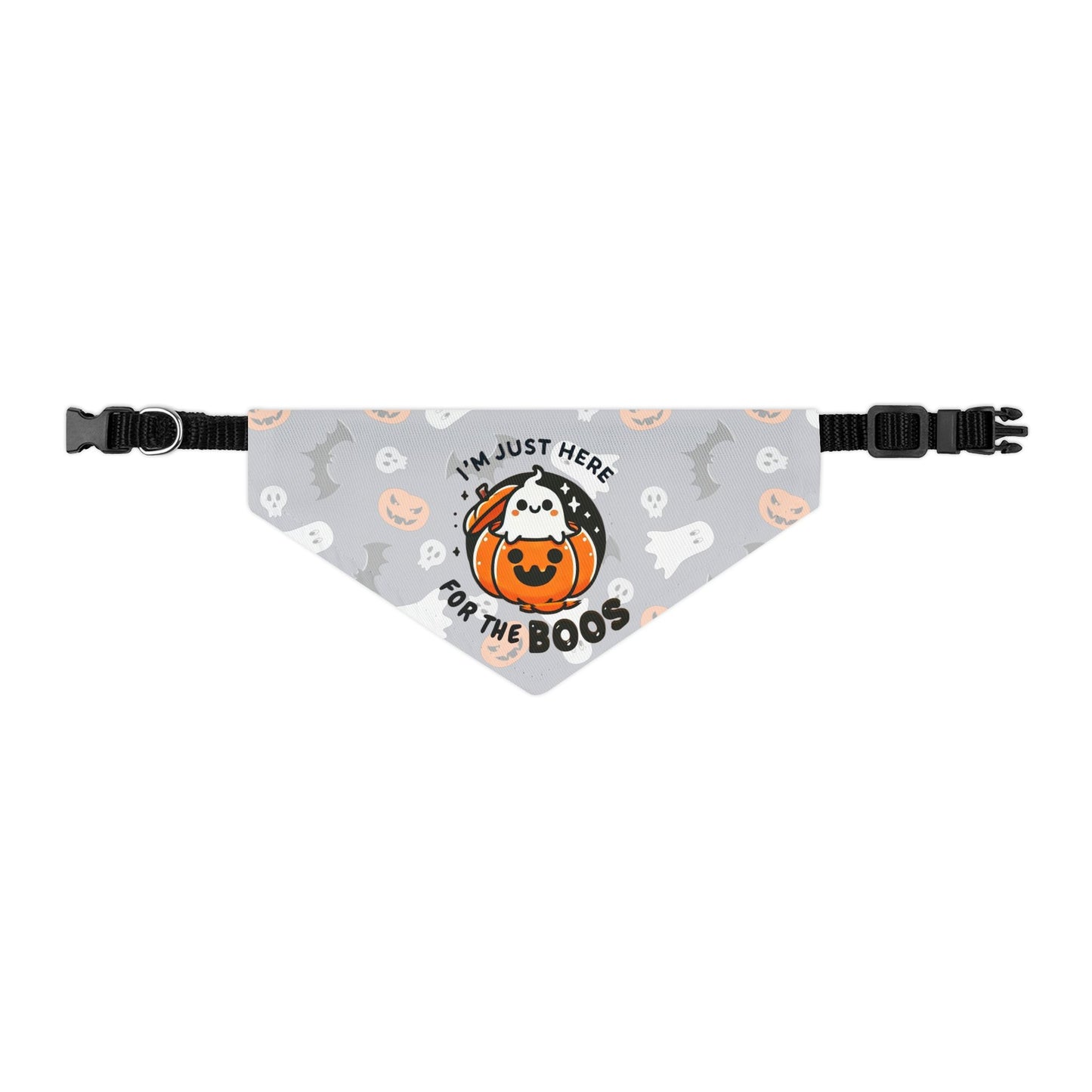 Just here for the BOOS - Pet Bandana Collar Printify