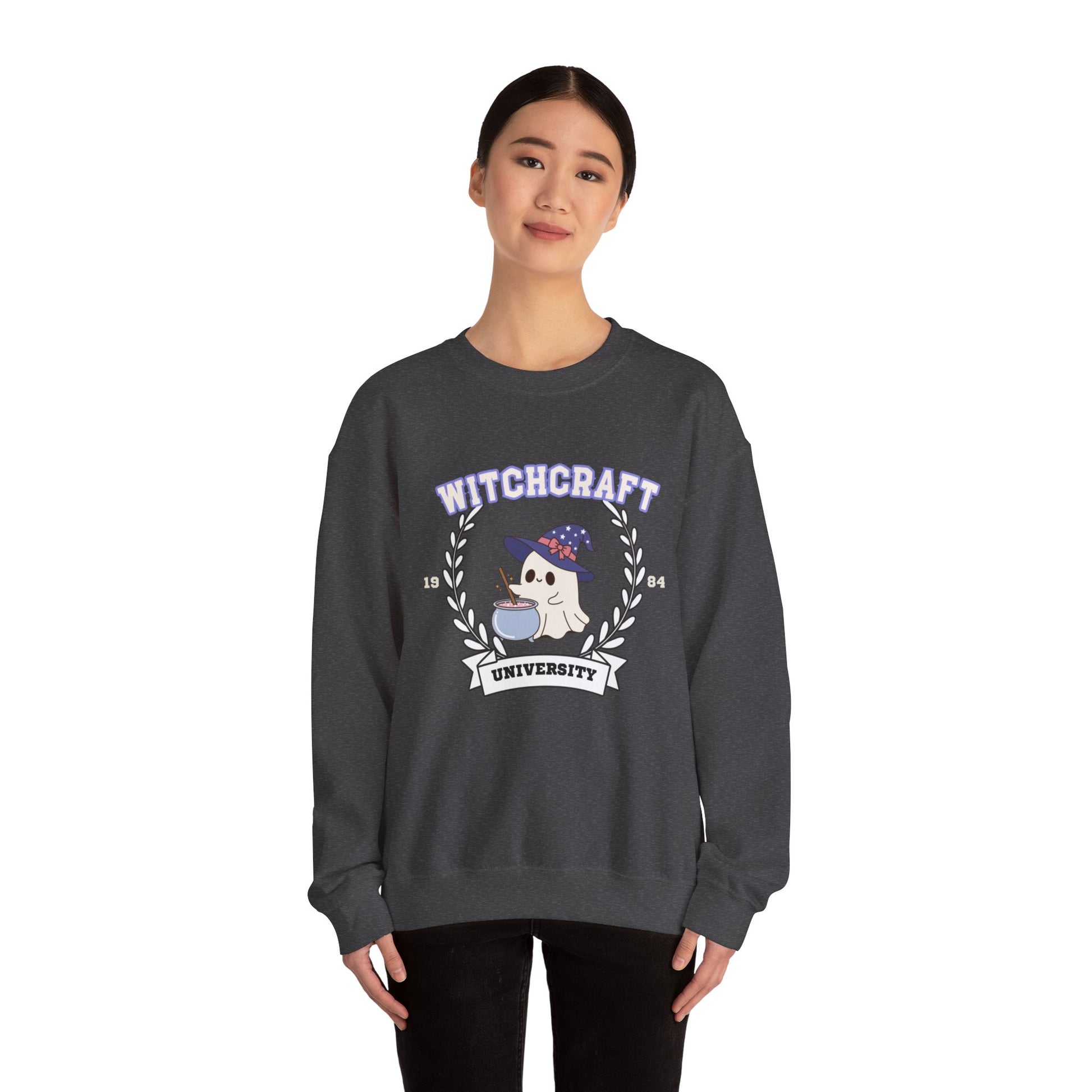 Witchcraft University - Unisex Heavy Blend™ Crewneck Sweatshirt for Halloween Printify