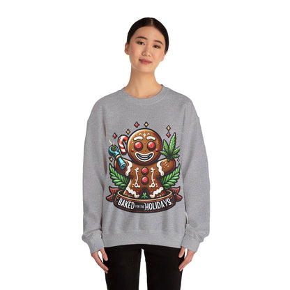 Baked for holidays Unisex Heavy Blend™ Crewneck Sweatshirt Printify