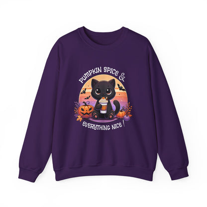 Pumpkin Spice & Everything nice - Unisex Heavy Blend™ Crewneck Sweatshirt Printify