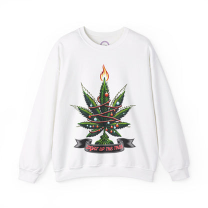 Light up the tree Unisex Heavy Blend™ Crewneck Sweatshirt Printify