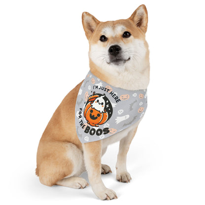 Just here for the BOOS - Pet Bandana Collar Printify