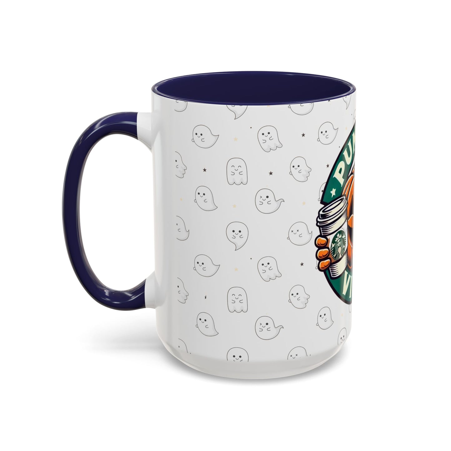 Pumpkin Vibes - Accent Coffee Mug (11, 15oz) Printify