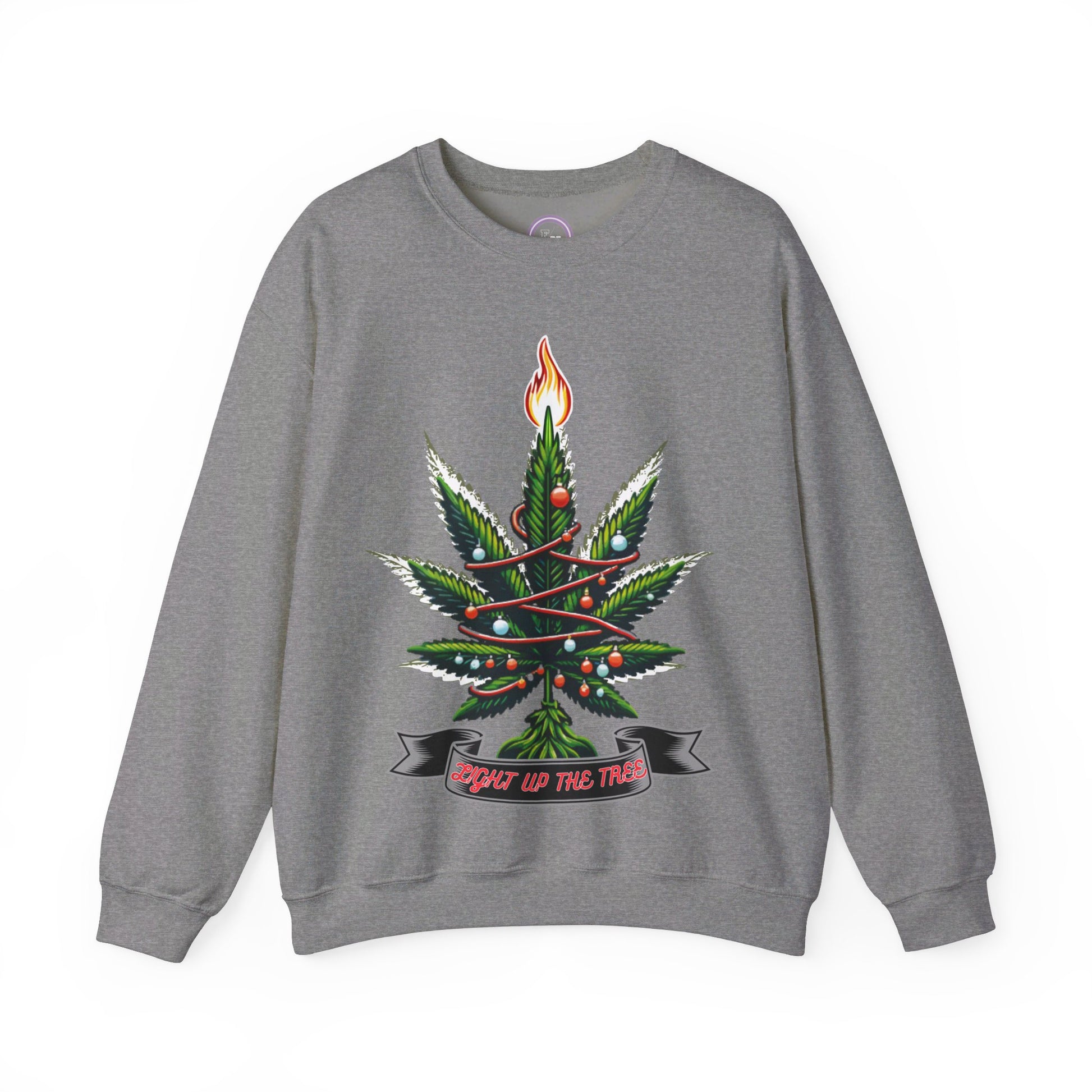 Light up the tree Unisex Heavy Blend™ Crewneck Sweatshirt Printify