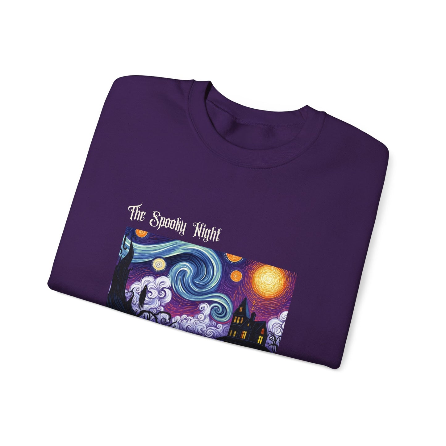 The Spooky Night of Vincent Van Gouhl - Unisex Heavy Blend™ Crewneck Sweatshirt Printify