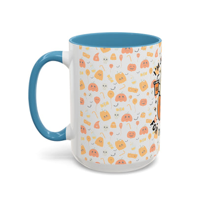 Just here for the BOOS Accent Coffee Mug (11, 15oz) Printify