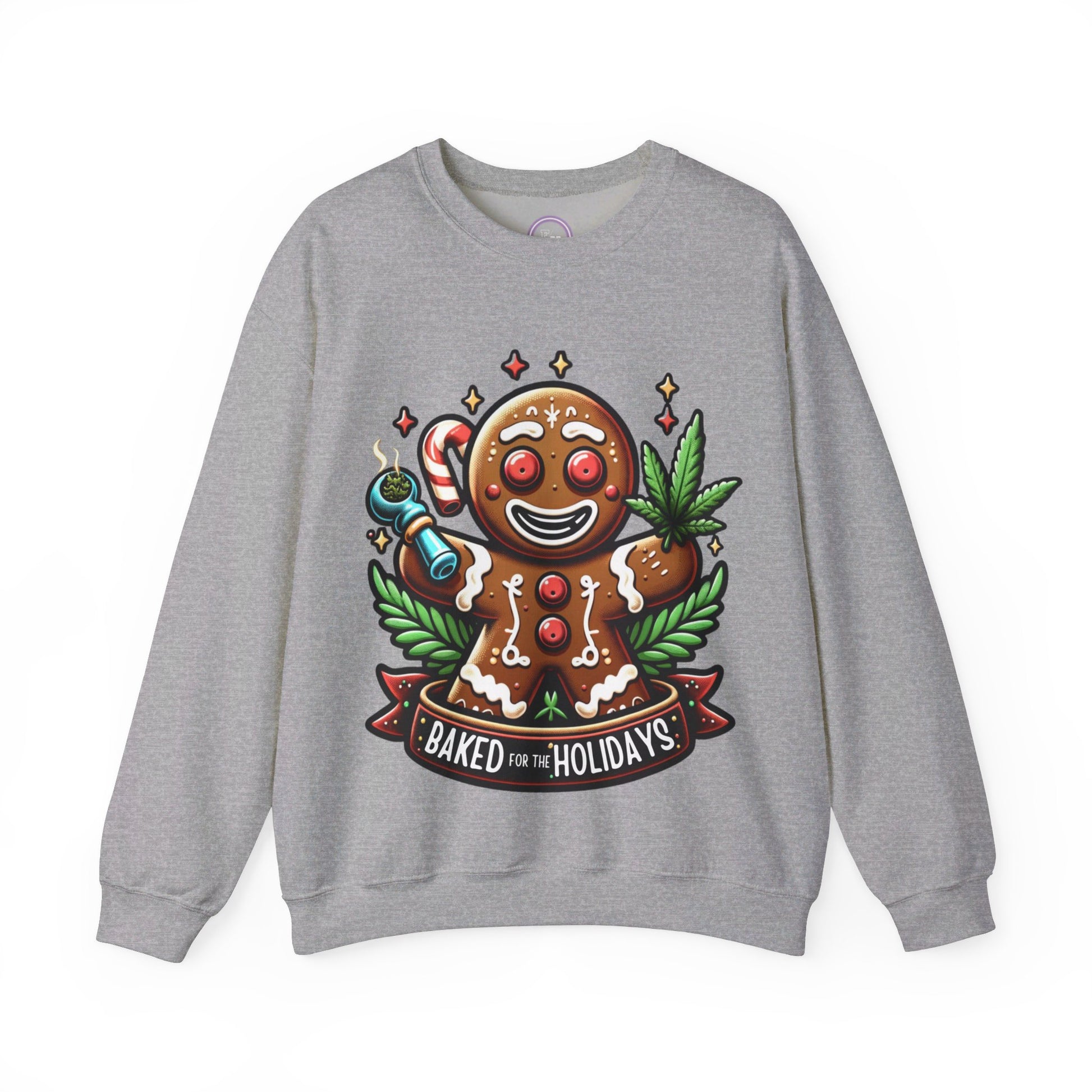 Baked for holidays Unisex Heavy Blend™ Crewneck Sweatshirt Printify