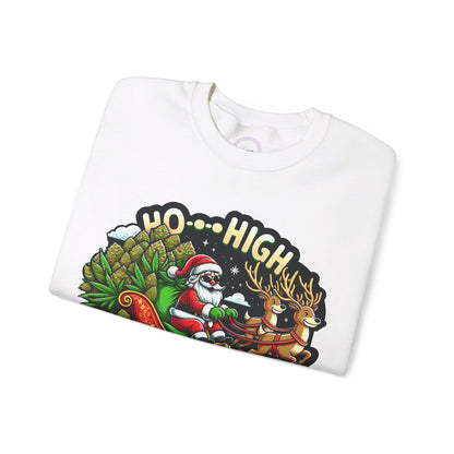 Ho High Christmas Unisex Heavy Blend™ Crewneck Sweatshirt Printify