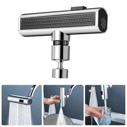 Kitchen Faucet Waterfall Outlet Splash Proof Universal Rotating Bubbler Multifunctional Water Nozzle Extension Kitchen Gadgets Les Visionnaires