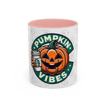 Pumpkin Vibes - Accent Coffee Mug (11, 15oz) Printify