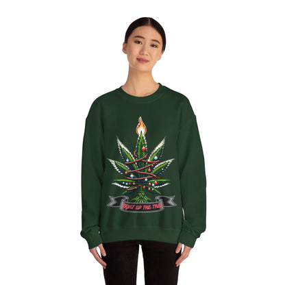 Light up the tree Unisex Heavy Blend™ Crewneck Sweatshirt Printify