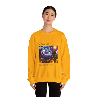 The Spooky Night of Vincent Van Gouhl - Unisex Heavy Blend™ Crewneck Sweatshirt Printify