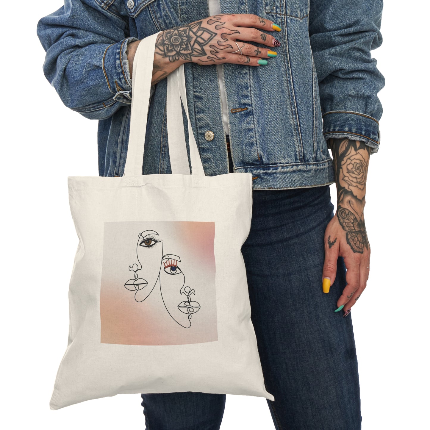 The Iris Sisters - Natural Tote Bag Printify