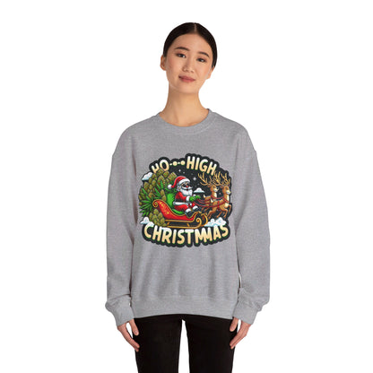 Ho High Christmas Unisex Heavy Blend™ Crewneck Sweatshirt Printify