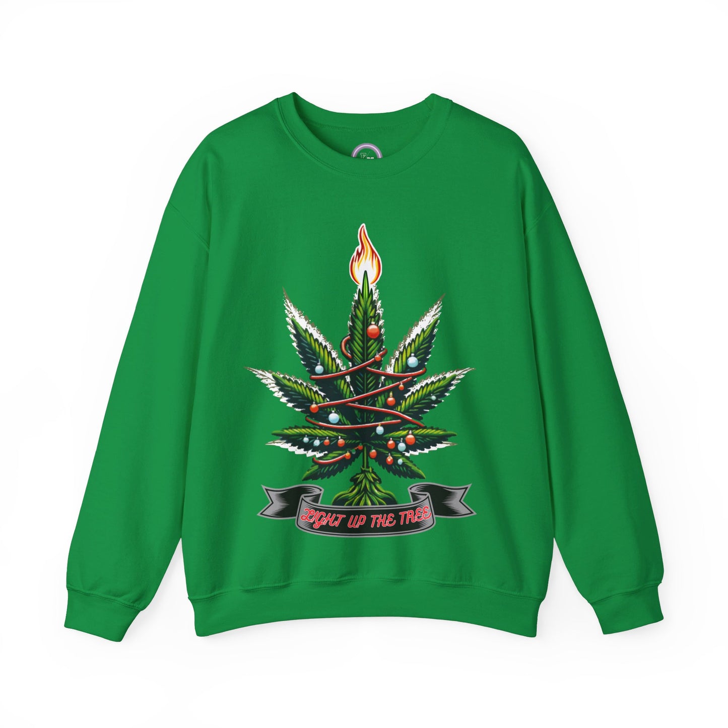 Light up the tree Unisex Heavy Blend™ Crewneck Sweatshirt Printify