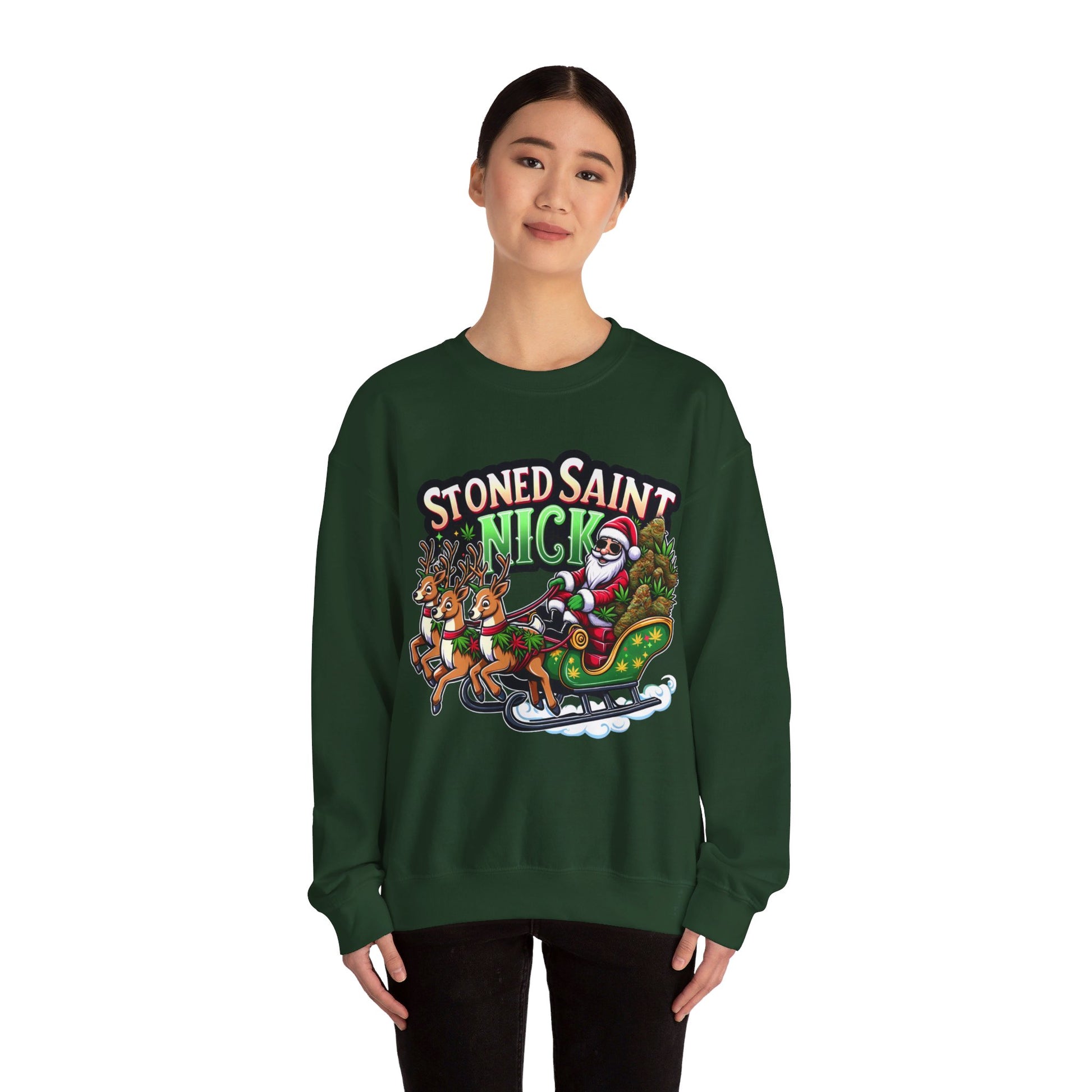 Stoned Nick Unisex Heavy Blend™ Crewneck Sweatshirt Printify