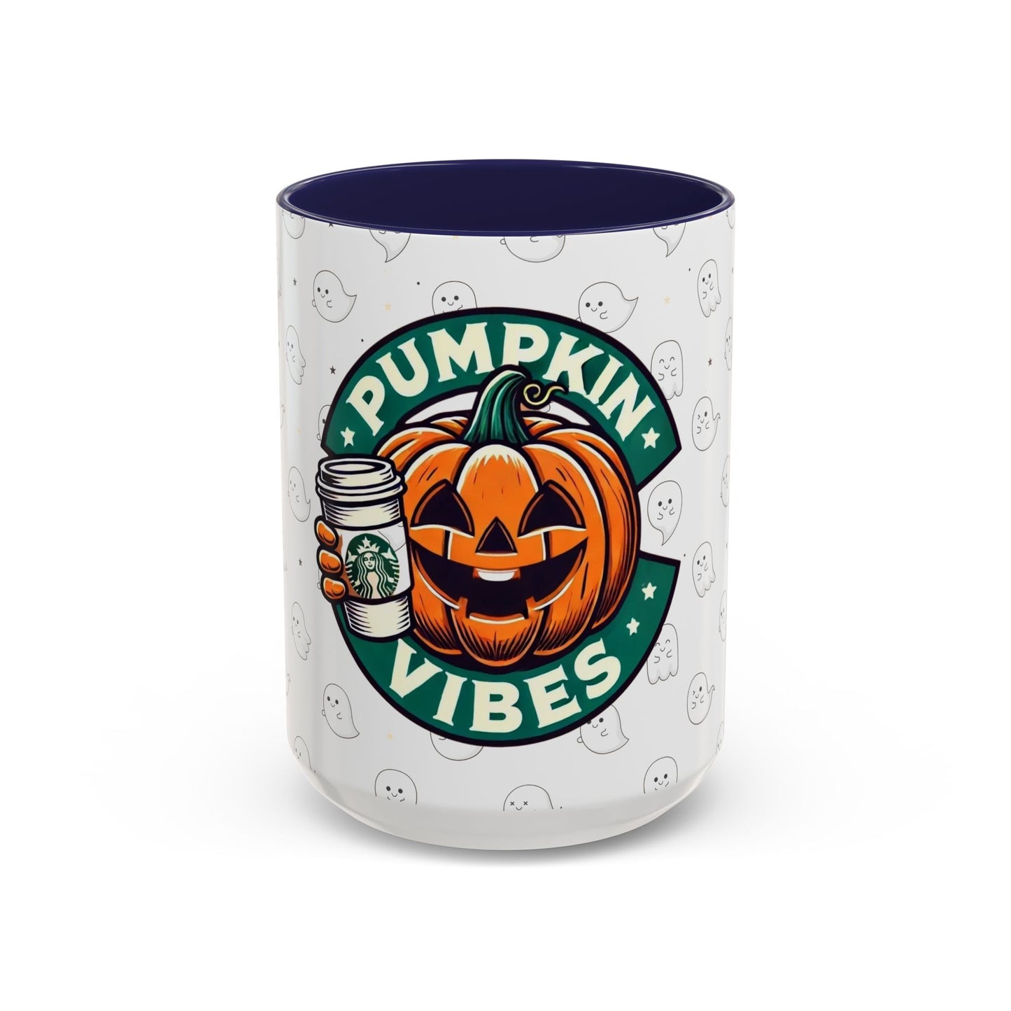 Pumpkin Vibes - Accent Coffee Mug (11, 15oz) Printify