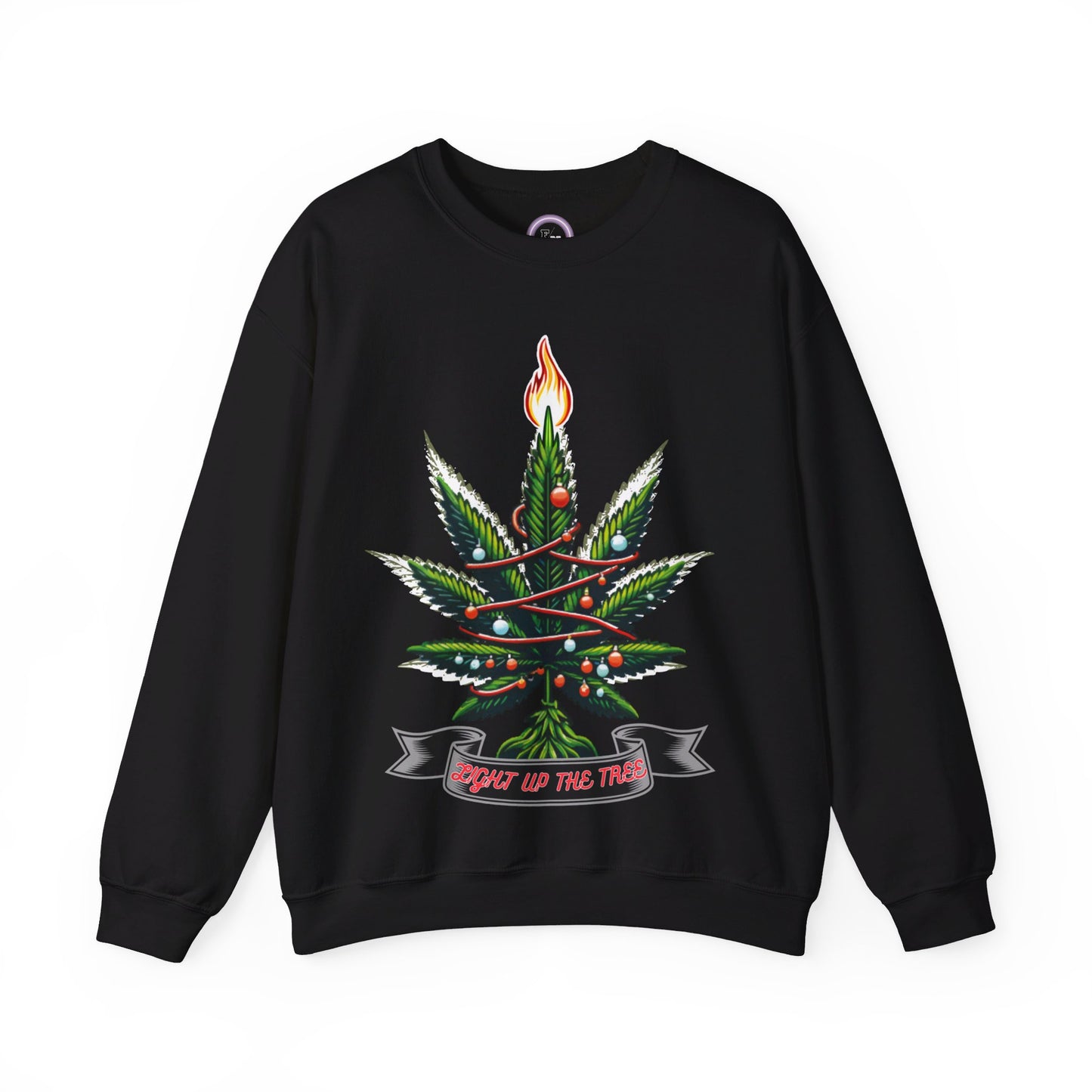 Light up the tree Unisex Heavy Blend™ Crewneck Sweatshirt Printify