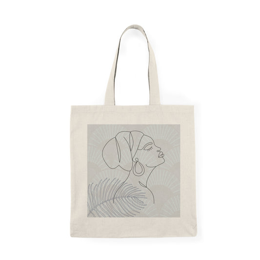 Blue Evangeline - Natural Tote Bag Printify