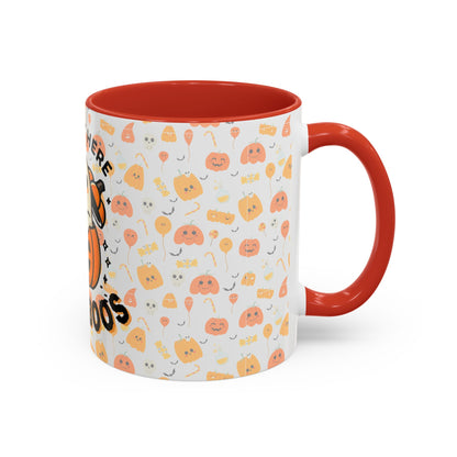 Just here for the BOOS Accent Coffee Mug (11, 15oz) Printify