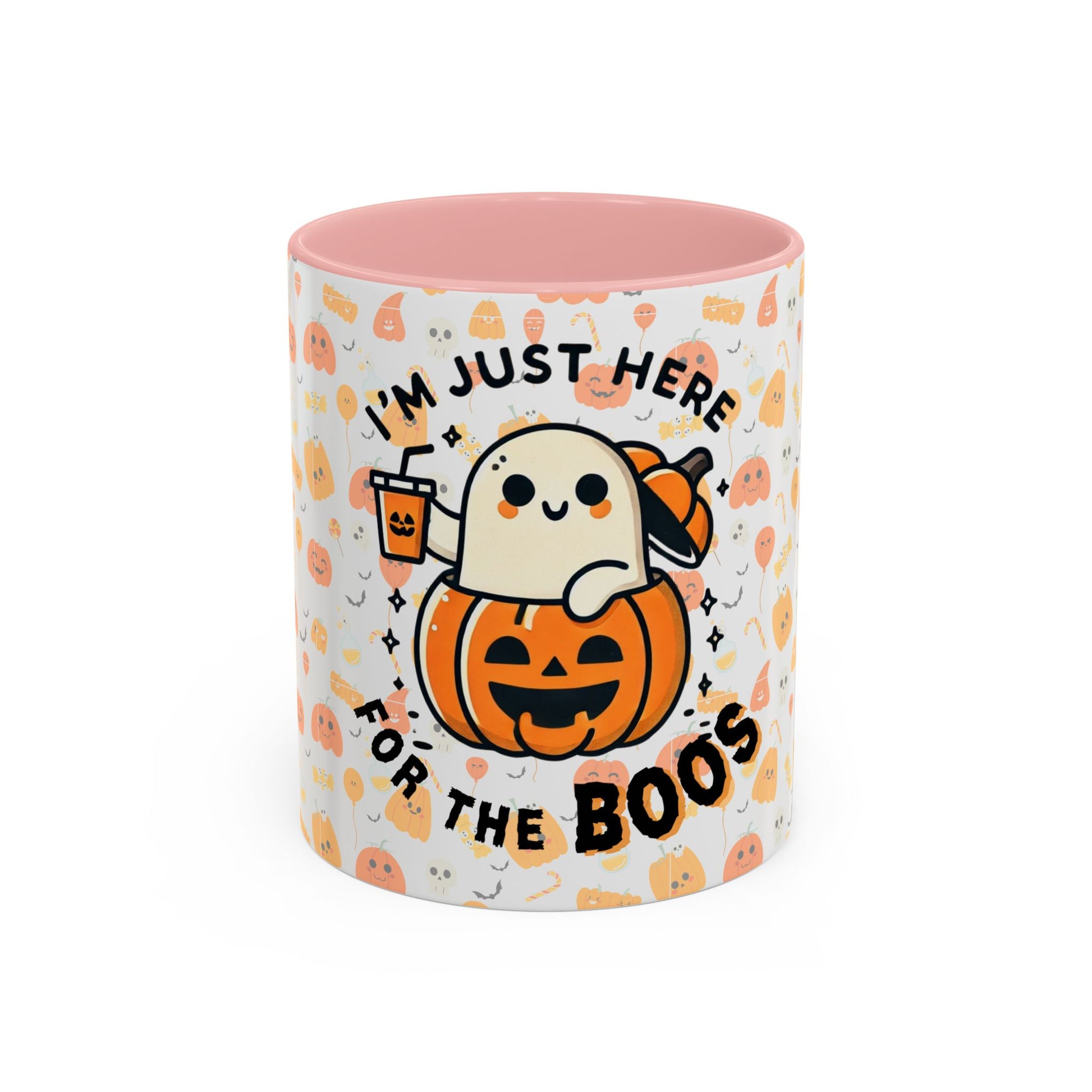 Just here for the BOOS Accent Coffee Mug (11, 15oz) Printify