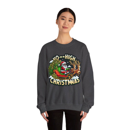 Ho High Christmas Unisex Heavy Blend™ Crewneck Sweatshirt Printify