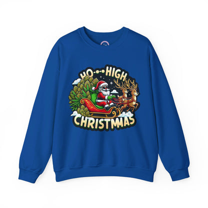 Ho High Christmas Unisex Heavy Blend™ Crewneck Sweatshirt Printify