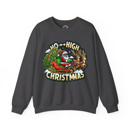 Ho High Christmas Unisex Heavy Blend™ Crewneck Sweatshirt Printify