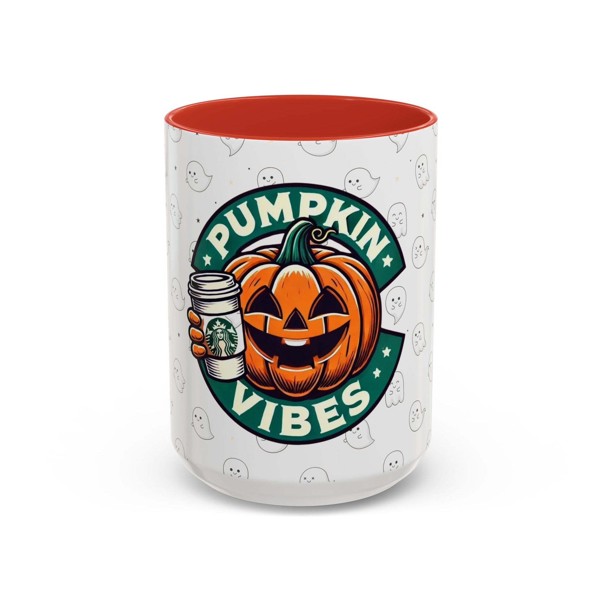 Pumpkin Vibes - Accent Coffee Mug (11, 15oz) Printify